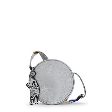 Kipling Vijay MTV Metallic Crossbody Bags MTV Moon | CA 1236PJ